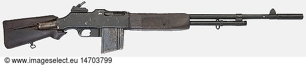SCHUSSWAFFEN  Fusil mitrailleur U.S. Bar  calibre 30/06  numÃ©ro 70954. Arme incomplÃ¨te et composite  marquÃ©e 'Browning Machine Rifle of 1918 made by Winchester patent applied for'. Bois en mauvais Ã©tat  arme peinte en noir