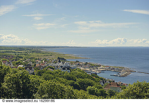 Schweden  Stadtbild von Moelle am Kattegat