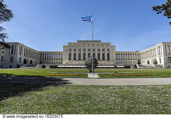 Schweiz  Genf  Palast der Nationen