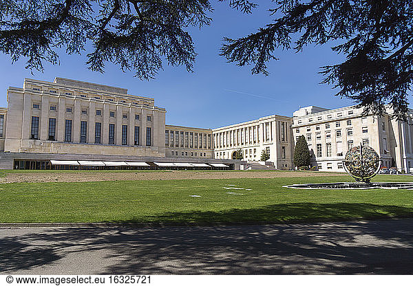 Schweiz  Genf  Palast der Nationen
