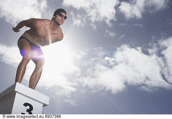 Schwimmer Start