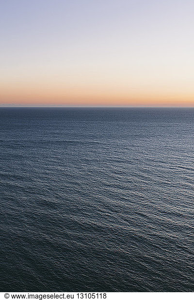 Seascape abstract at dusk