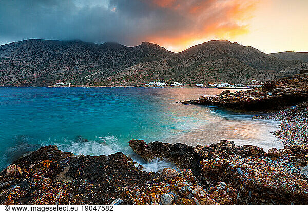 Seascape taken near Kamares village on Sifnos island.