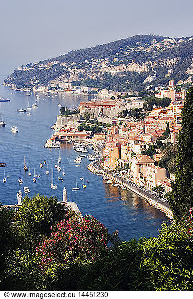 Seaside Town of Villefranche sur Mer in Southern France