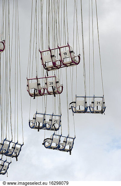 Seats of a chairoplane