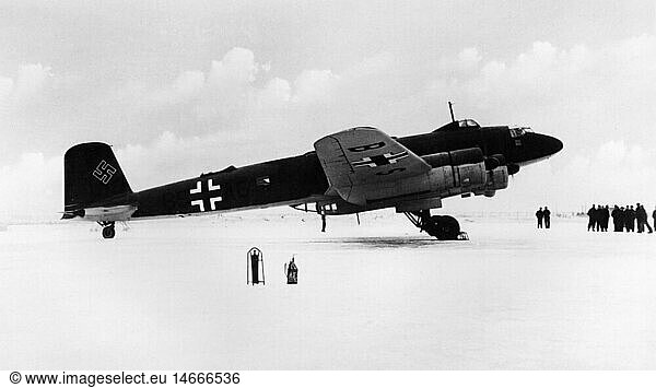Second World War / WWII  aerial warfare  aeroplanes  Focke-Wulf Fw 200 'Condor'  1940s