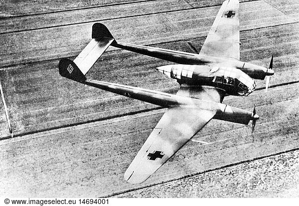 Second World War / WWII  aerial warfare  aeroplanes  Focke-Wulf Fw 189 'Uhu' (Eagle owl)  1940s
