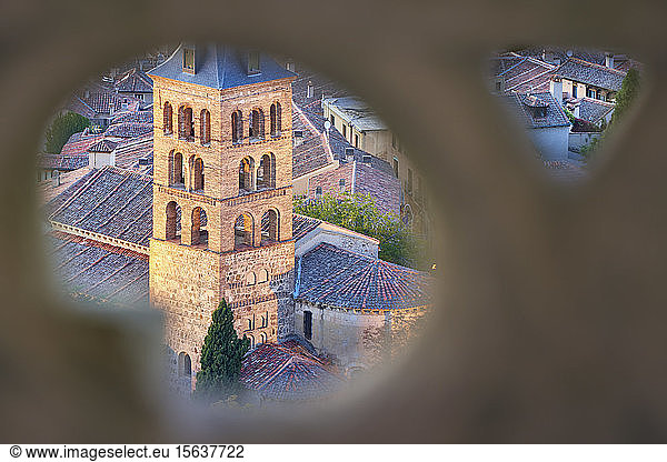 Segovia  Blick von der Kathedrale zum Glockenturm  Spanien