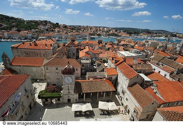 sehen Stadt Kathedrale Glocke Kroatien Lawrence alt Trogir