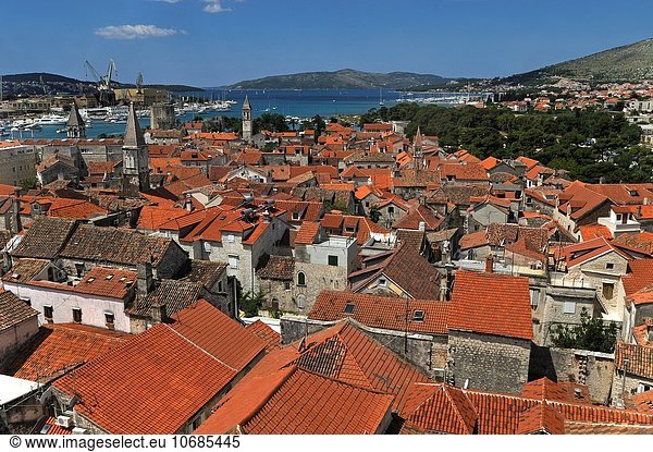 sehen Stadt Kathedrale Glocke Kroatien Lawrence alt Trogir