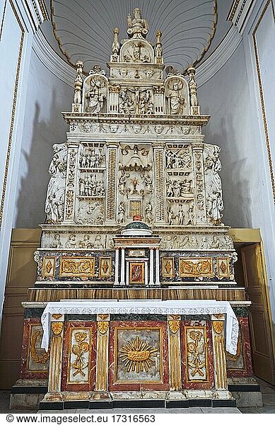 Seitenaltar  Basilika Madonna del Soccorso  Sciacca  Sizilien  Italien  Europa