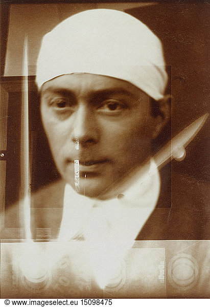 Selbstporträt  1924-1925. Schöpfer: Lissitzky  El (1890-1941).