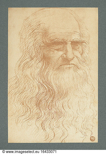 Self-portrait of Leonardo da Vinci