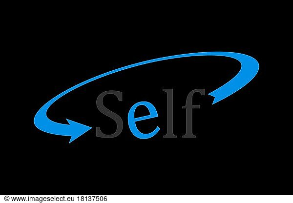 Self programming language  Logo  Schwarzer Hintergrund