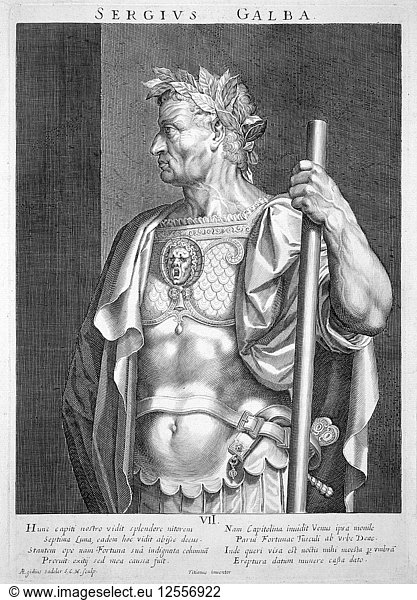Servius Sulpicius Galba  Roman Emperor  (c1590-1629). Artist: Aegidius Sadeler II