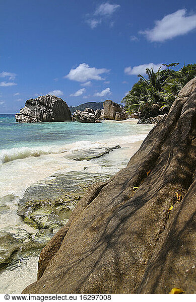 Seychellen  La Digue  Strandlandschaft