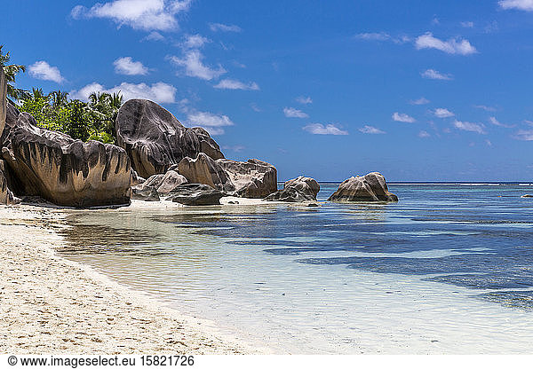 Seychelles  La Digue Island  Anse Source DArgent beach
