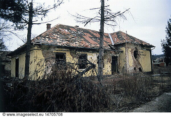 SG hist,  Ereignisse,  Kroatienkrieg 1991 - 1995