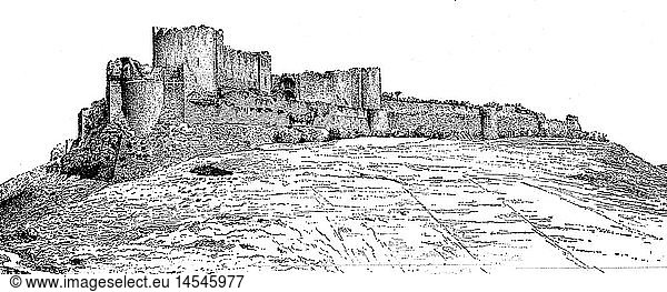 SG hist.  Architektur  SchlÃ¶sser und Burgen  Syrien  Markab (Margat)  im Besitz der Hospitaliter 1186 - 1285