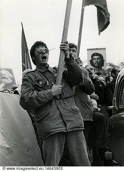 SG hist.  Demonstrationen  Deutschland  Studentendemonstration  MÃ¼nchen  1960er Jahre