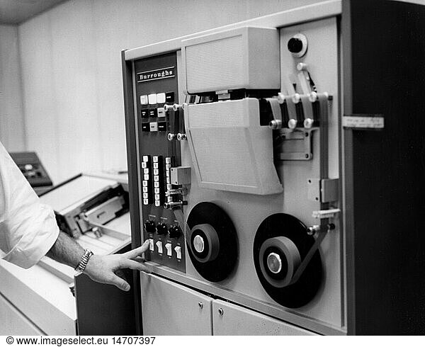 SG hist.  EDV / Elektronik  Computer  Burroughs Rechenmaschine  um 1960