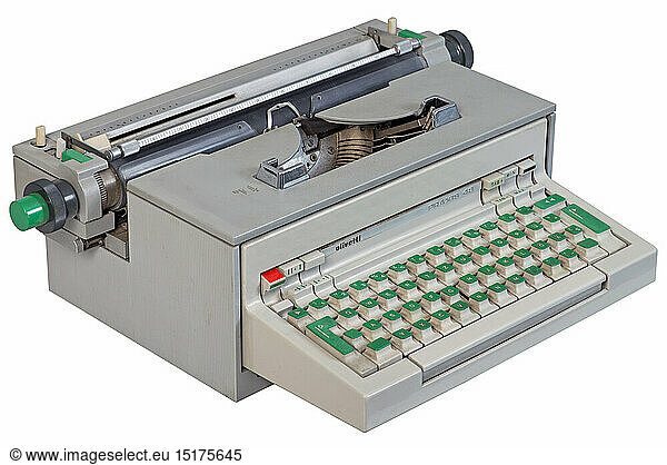 SG hist.  EDV - Elektronik  Computer  elektrische Schreibmaschine Olivetti Praxis 48