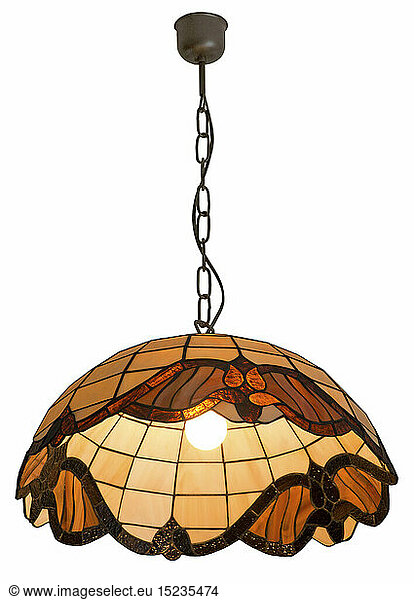 SG hist.  Energie  Licht  Tiffany-Lampe  Deutschland  um 1979