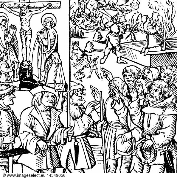 SG hist.  Ereignisse  Bundschuh-Bewegung 1493 - 1517 SG hist., Ereignisse, Bundschuh-Bewegung 1493 - 1517,