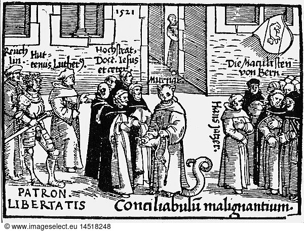 SG hist.  Ereignisse  Reformation 1517 - 1555