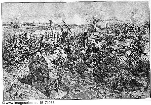 SG. hist.  Ereignisse  1. Weltkrieg/WKI  Ostfront  Ukraine  Gefecht bei Toporoutz  1.1.1916