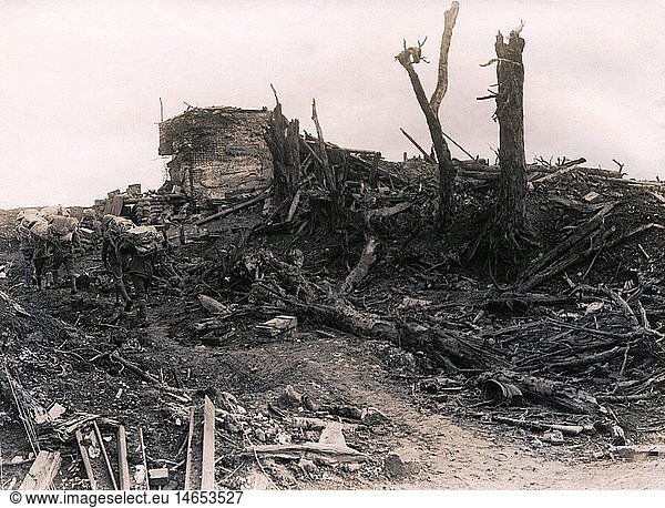 SG hist.  Ereignisse  1. Weltkrieg / WKI  Westfront  Frankreich  Schlacht an der Somme  Juli - November 1916