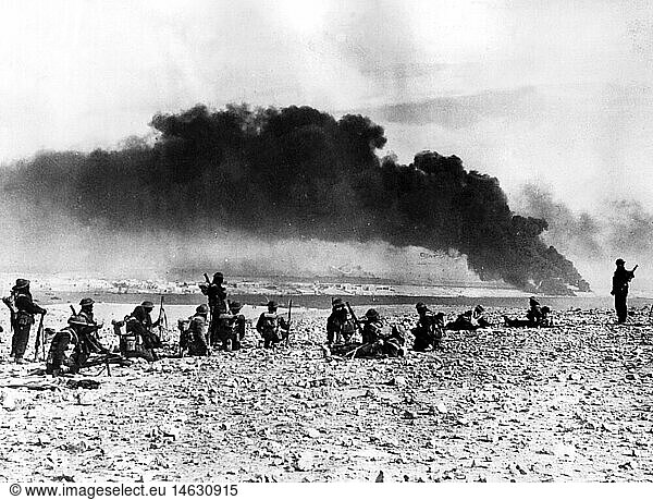 SG hist.  Ereignisse  2. Weltkrieg/WKII  Nordafrika  Tobruk 1942 SG hist., Ereignisse, 2. Weltkrieg/WKII, Nordafrika, Tobruk 1942,