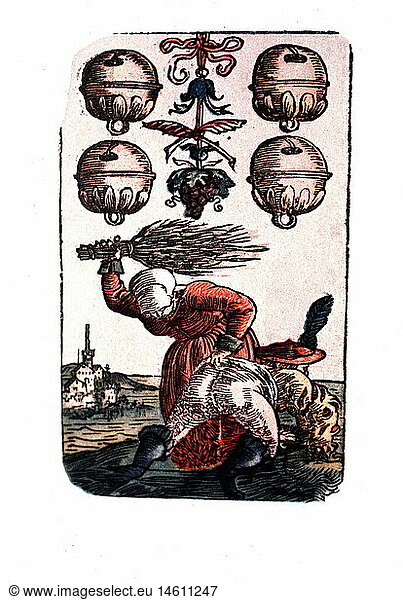 SG hist.  Erotik  Flagellantismus  ZÃ¼chtigung eines Landknechts  handkolorierte Spielkarte von Peter FlÃ¶tner (tÃ¤tig in NÃ¼rnberg 1522 - 1546) SG hist., Erotik, Flagellantismus, ZÃ¼chtigung eines Landknechts, handkolorierte Spielkarte von Peter FlÃ¶tner (tÃ¤tig in NÃ¼rnberg 1522 - 1546),