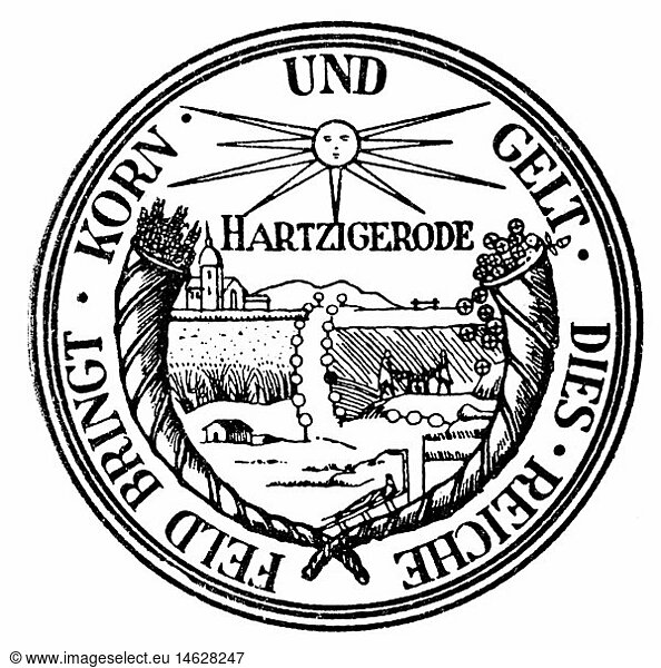 SG hist.  Geld  MÃ¼nzen  Deutschland  MÃ¼nze  Vorderseite  Silber  Harzgerode  1711