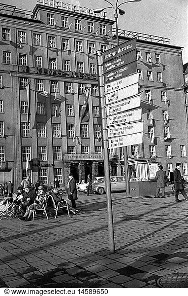 SG hist.  Handel  Messen  Leipziger Messe  Textilinabteilung  1960er Jahre