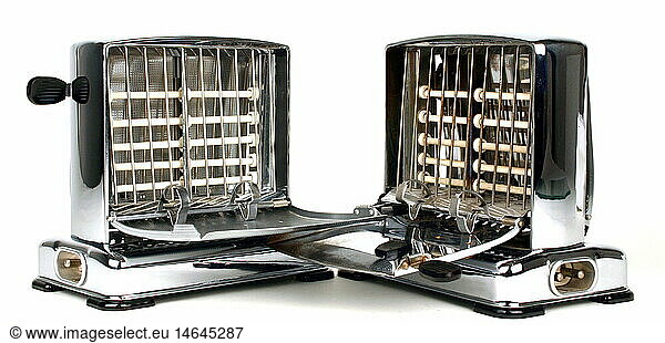 SG hist.  Haushalt  KÃ¼che und KÃ¼chengerÃ¤te  elektrischer BrotrÃ¶ster Omega u. TUR (baugleich) Hersteller: VEB ElektrowÃ¤rme Altenburg (Omega)  DDR  Ende 1950er Jahre