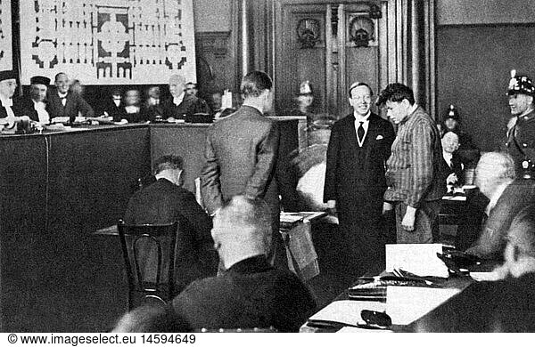 SG hist  Justiz  Prozesse  Reichstagsbrandprozess 21.9.- 23.12.1933