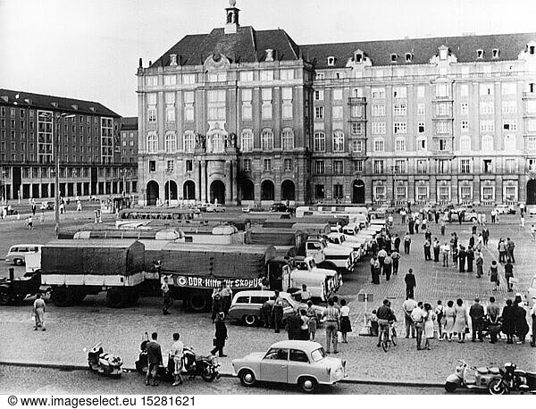 SG hist.  Katastrophen  Erdbeben  Skopje  Jugoslawien  26.7.1963