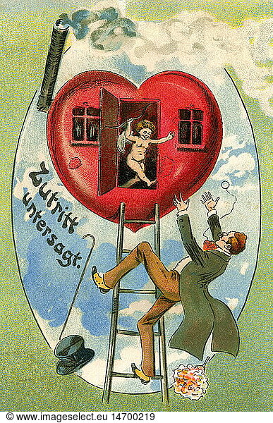 SG hist.  Kitsch  Verehrer  Deutschland  1910