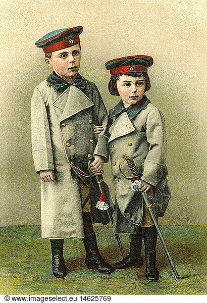 SG hist.  MilitÃ¤r  Soldaten  Kinder als Soldaten  in Uniform  Deutschland  um 1890