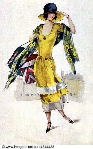 SG hist.  Mode  Damenmode  Anf. 20er Jahre SG hist., Mode, Damenmode, Anf. 20er Jahre