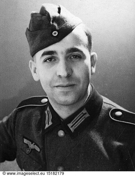 SG hist.  Nationalsozialismus  MilitÃ¤r  Heer  Soldat mit FeldmÃ¼tze M35  Anfang 1940er Jahre