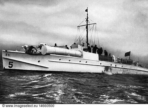 SG hist.  Nationalsozialismus  MilitÃ¤r  Marine  Schnellboot S 5