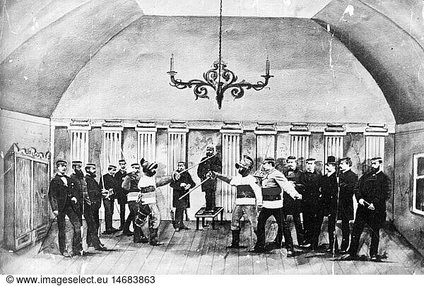 SG. hist.  PÃ¤dagogik  Studenten  Ã¤lteste Mensur der UniversitÃ¤t Tartu  um 1900