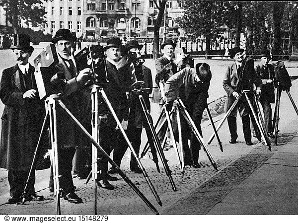 SG hist.  Photographie  Photographen  Fotojournalisten  Berlin  1913
