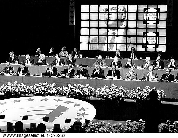 SG hist  Politik  Parteien  EuropÃ¤ische Volkspartei  KongreÃŸ in Den Haag  Niederlande  1986