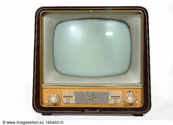 SG hist.  Rundfunk  Fernsehen  Fernseher  GrÃ¤tz 'Kornett F 27'  Fernseh-Luxus-TischempfÃ¤nger  GehÃ¤use: Edelholz  hochglanzpoliert  mit 43 cm BildrÃ¶hre  Neupreis 1956: 868 - DM  1956