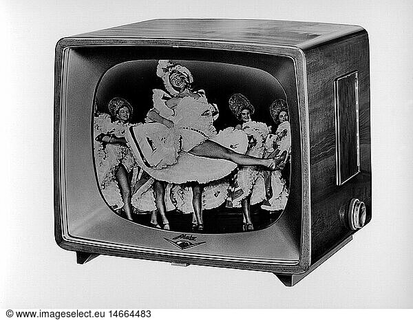 SG hist.  Rundfunk  Fernsehen  FernsehgerÃ¤t Modell Metz 923 / 963 R  1950er Jahre SG hist., Rundfunk, Fernsehen, FernsehgerÃ¤t Modell Metz 923 / 963 R, 1950er Jahre