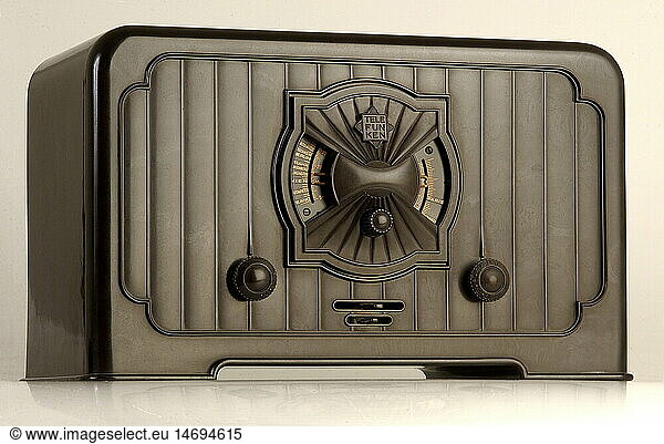 SG hist.  Rundfunk  Radio  Radio Telefunken 340 W  Deutschland  1931 SG hist., Rundfunk, Radio, Radio Telefunken 340 W, Deutschland, 1931,