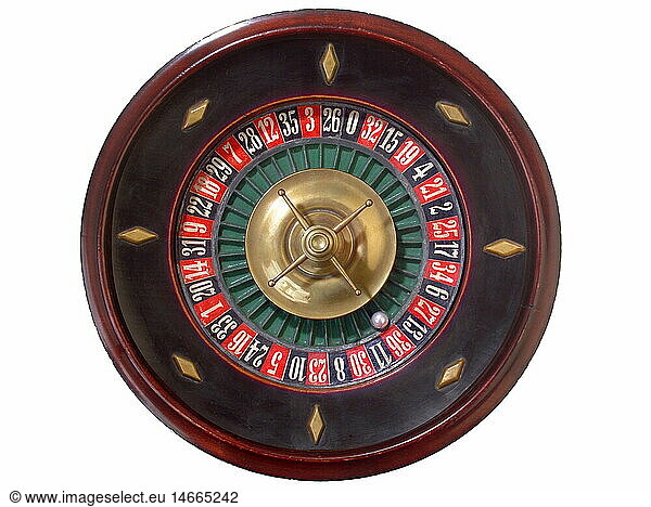 SG hist.  Spiel  GlÃ¼cksspiel  Roulette  Roulettekessel  Deutschland  um 1928